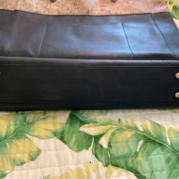 Ralph Lauren Black and Cork Tote Bag - Picture 7 of 13